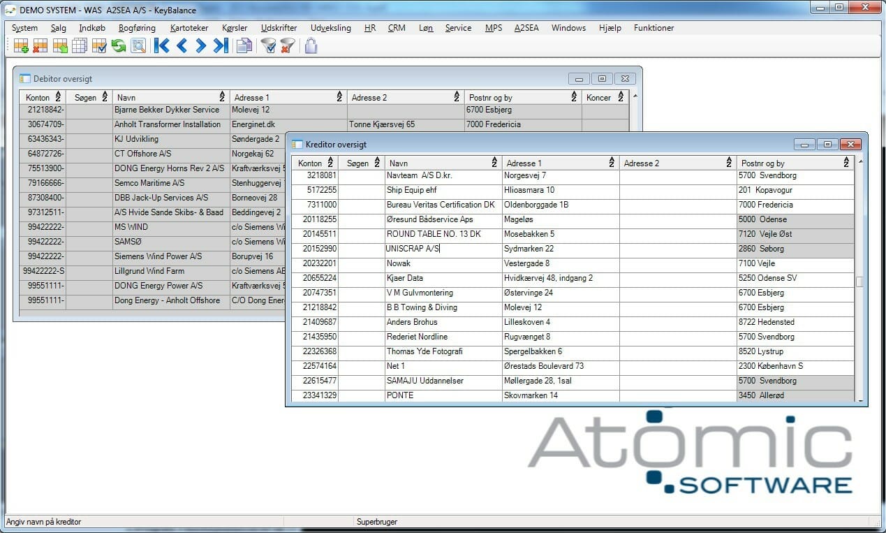 erp keybalance atomic